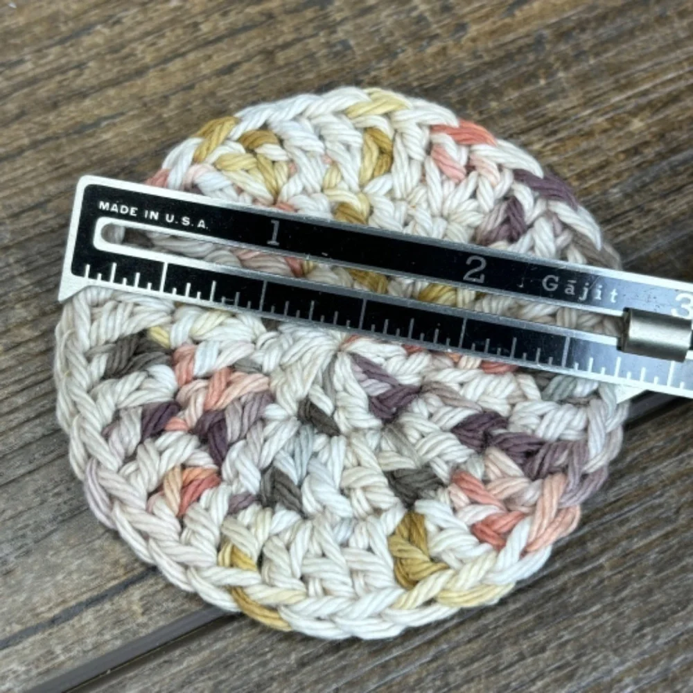 Handcrafted Crochet Face Round‎ Makeup Remover Scrubbies Set Cotton Yarn